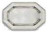 Arezzo Octagonal Tray - 26 cm x 18 cm - Handcrafted in Italy - Pewter Arezzo Octagonal Tray - 26 cm x 18 cm - Handcrafted in Italy - Pewter