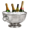 Baiocco Punch Bowl (with handles) - 36.5 cm Diameter - Handcrafted in Italy - Pewter Baiocco Punch Bowl (with handles) - 36.5 cm Diameter - Handcrafted in Italy - Pewter