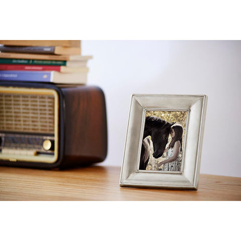 Como Rectangular Frame - 16 cm x 21 cm - Handcrafted in Italy - Pewter