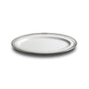 Convivio Oval Serving Platter - 27 cm x 20 cm  - Handcrafted in Italy - Pewter & Ceramic Convivio Oval Serving Platter - 27 cm x 20 cm  - Handcrafted in Italy - Pewter & Ceramic