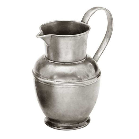 Erbusco Pitcher - 1.5 L - Handcrafted in Italy - Pewter