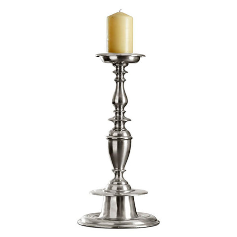 Gigante Pillar Candlestick - 53.5 cm Height - Handcrafted in Italy - Pewter