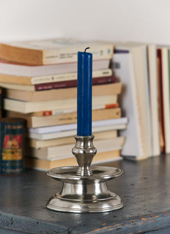 Gilda Candleholder - 14 cm - Handcrafted in Italy - Pewter