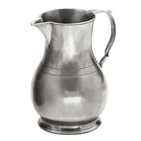 Gilda Pitcher - 1.5 L - Handcrafted in Italy - Pewter
