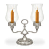 Giulio Double Garden Candle - 22 cm Height - Handcrafted in Italy - Pewter & Glass Giulio Double Garden Candle - 22 cm Height - Handcrafted in Italy - Pewter & Glass
