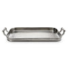Gomena Rectangular Gallery Tray with Handles - 54.5 cm x 38 cm - Handcrafted in Italy - Pewter Gomena Rectangular Gallery Tray with Handles - 54.5 cm x 38 cm - Handcrafted in Italy - Pewter