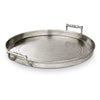 Gomena Round Gallery Tray with Handles - 40.5 cm - Handcrafted in Italy - Pewter Gomena Round Gallery Tray with Handles - 40.5 cm - Handcrafted in Italy - Pewter