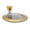 Golden 'Harry' Underplate - 30 cm - Handcrafted in Italy - Pewter Golden 'Harry' Underplate - 30 cm - Handcrafted in Italy - Pewter