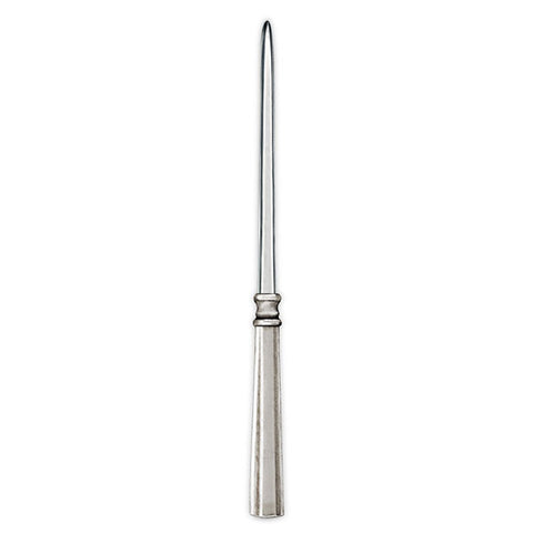 Lucia Letter Opener - 21 cm - Handcrafted in Italy - Pewter & Stainless Steel