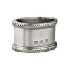 Luisa Oval Napkin Ring (Set of 2) - 5.5 cm x 4.5 cm - Handcrafted in Italy - Pewter Luisa Oval Napkin Ring (Set of 2) - 5.5 cm x 4.5 cm - Handcrafted in Italy - Pewter