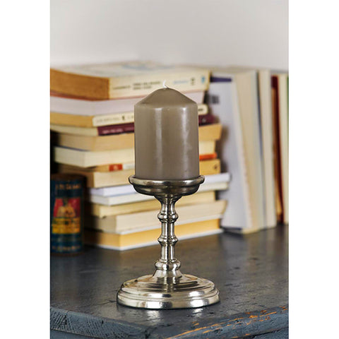 Medieval Candleholder -  14 cm - Handcrafted in Italy - Pewter