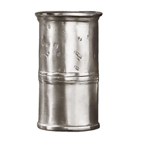 Medieval Measuring Beaker - 10 cm - 20 cl - Handcrafted in Italy - Pewter