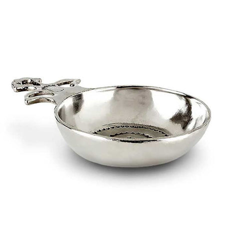 Olivia Bowl / Tastevin - 9 cm Diameter - Handcrafted in Italy - Pewter