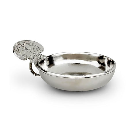 Orvieto Bowl / Tastevin - 10 cm Diameter - Handcrafted in Italy - Pewter