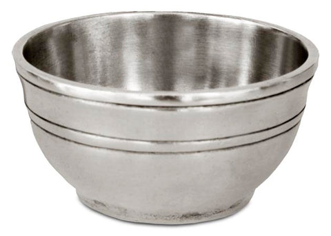 Osteria Single Condiment Holder - 8 cm Diameter - Handcrafted in Italy - Pewter