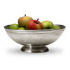Osteria Footed Bowl - 28 cm Diameter - Handcrafted in Italy - Pewter Osteria Footed Bowl - 28 cm Diameter - Handcrafted in Italy - Pewter