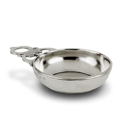 Tosca Bowl / Tastevin - 10 cm Diameter - Handcrafted in Italy - Pewter