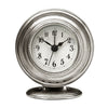 Toscana Desk Alarm Clock - 8 cm Diameter - Handcrafted in Italy - Pewter Toscana Desk Alarm Clock - 8 cm Diameter - Handcrafted in Italy - Pewter