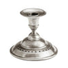 Trentino Candlestick - 10 cm Height - Handcrafted in Italy - Pewter Trentino Candlestick - 10 cm Height - Handcrafted in Italy - Pewter
