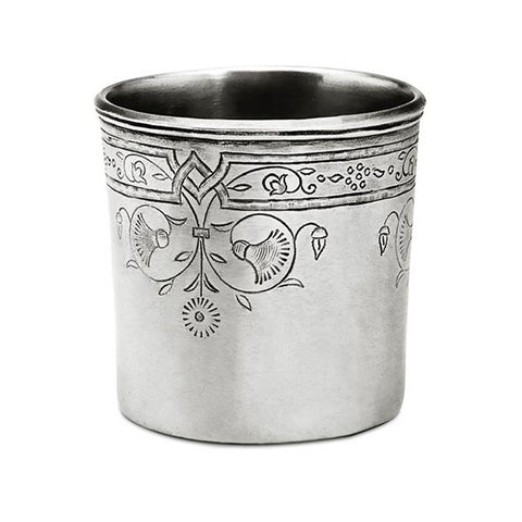 Venezia Drinking Cup - 8 cm - Handcrafted in Italy - Pewter