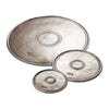 Palio Circular Placemat (Set of 2) - 25 cm Diameter - Handcrafted in Italy - Pewter