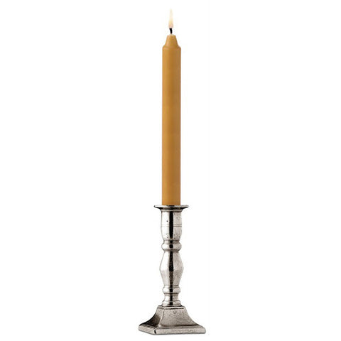 Anco Candlestick - 15 cm Height - Handcrafted in Italy - Pewter
