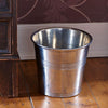 Anelli Waste Basket - 23 cm Height - Handcrafted in Italy - Pewter