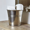 Anelli Waste Basket - 23 cm Height - Handcrafted in Italy - Pewter Anelli Waste Basket - 23 cm Height - Handcrafted in Italy - Pewter