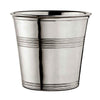 Anelli Waste Basket - 23 cm Height - Handcrafted in Italy - Pewter Anelli Waste Basket - 23 cm Height - Handcrafted in Italy - Pewter