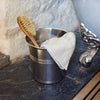 Anelli Waste Basket - 23 cm Height - Handcrafted in Italy - Pewter Anelli Waste Basket - 23 cm Height - Handcrafted in Italy - Pewter