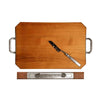 Arezzo Cutting Board - 43.5 cm x 29 cm  - Handcrafted in Italy - Pewter & Cherry Wood