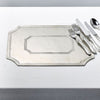 Arezzo Octagonal Placemat - 40 cm x 30 cm - Handcrafted in Italy - Pewter Arezzo Octagonal Placemat - 40 cm x 30 cm - Handcrafted in Italy - Pewter