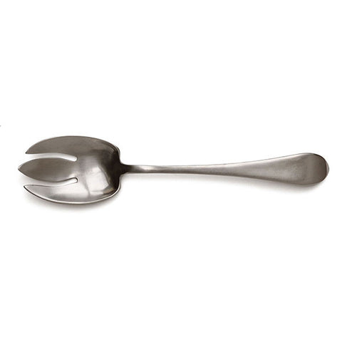 Aria Serving Fork - 30 cm Length - Handcrafted in Italy - Pewter