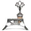 Art Deco Secession Two Bottle Stopper Holder - 5 cm Height - Handcrafted in Italy - Pewter/Britannia Metal Art Deco Secession Two Bottle Stopper Holder - 5 cm Height - Handcrafted in Italy - Pewter/Britannia Metal