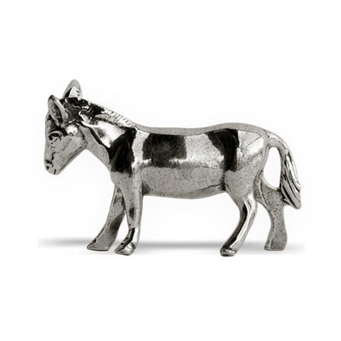 Art Nouveau-Style Asino Donkey Knife Rest - 6 cm Length - Handcrafted in Italy - Pewter