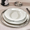 Andrea Doria Scribe Rimmed Charger - 32 cm Diameter - Handcrafted in Italy - Pewter Andrea Doria Scribe Rimmed Charger - 32 cm Diameter - Handcrafted in Italy - Pewter