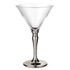 Barolo Martini Glass (Set of 2) - 21 cl - Handcrafted in Italy - Pewter & Crystal Barolo Martini Glass (Set of 2) - 21 cl - Handcrafted in Italy - Pewter & Crystal