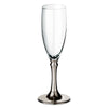 Botticino Champagne Glass (Set of 2) - 17 cl - Handcrafted in Italy - Pewter & Glass