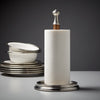 Bassano Kitchen Towel Holder - Handcrafted in Italy - Pewter & Brass Bassano Kitchen Towel Holder - Handcrafted in Italy - Pewter & Brass