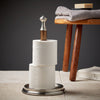 Bassano Toilet Roll Holder - Handcrafted in Italy - Pewter & Brass Bassano Toilet Roll Holder - Handcrafted in Italy - Pewter & Brass