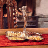 Art Nouveau-Style Quadruple Fruit or Sweet Dish - 38 x 37 cm - Handcrafted in Italy - Pewter/Britannia MetalStyle Art Nouveau-Style Quadruple Fruit or Sweet Dish - 38 x 37 cm - Handcrafted in Italy - Pewter/Britannia MetalStyle