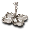 Art Nouveau-Style Quadruple Fruit or Sweet Dish - 38 x 37 cm - Handcrafted in Italy - Pewter/Britannia MetalStyle Art Nouveau-Style Quadruple Fruit or Sweet Dish - 38 x 37 cm - Handcrafted in Italy - Pewter/Britannia MetalStyle