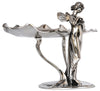 Art Nouveau-Style Donna Tray & Jewellery Stand - 21 cm Height - Handcrafted in Italy - Pewter/Britannia Metal Art Nouveau-Style Donna Tray & Jewellery Stand - 21 cm Height - Handcrafted in Italy - Pewter/Britannia Metal