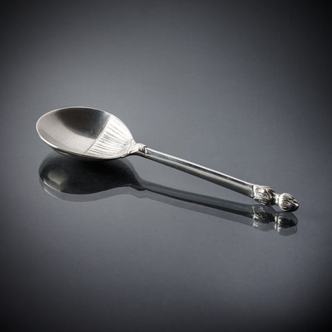 Coclea Spoon - 17.5 cm - (4 Piece) - Handcrafted in Italy - Pewter