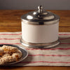 Convivio Cookie Jar - 2.3L - Handcrafted in Italy - Pewter & Ceramic Convivio Cookie Jar - 2.3L - Handcrafted in Italy - Pewter & Ceramic