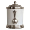 Convivio Coffee Canister - 1.4 L - Handcrafted in Italy - Pewter & Ceramic Convivio Coffee Canister - 1.4 L - Handcrafted in Italy - Pewter & Ceramic