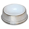 Convivio White Enamel Pet Bowl - 23 cm Diameter - Handcrafted in Italy - Pewter & Enamel Convivio White Enamel Pet Bowl - 23 cm Diameter - Handcrafted in Italy - Pewter & Enamel