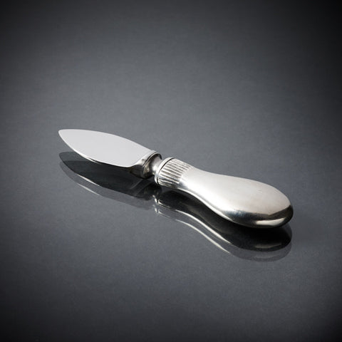 Daniela Parmesan Knife - 13 cm Length - Handcrafted in Italy - Pewter & Stainless Steel