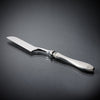Daniela Soft Cheese Knife - 24.5 cm Length - Handcrafted in Italy - Pewter & Stainless Steel Daniela Soft Cheese Knife - 24.5 cm Length - Handcrafted in Italy - Pewter & Stainless Steel