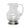 Erbusco Jug Pitcher - 0.5 L - Handcrafted in Italy - Pewter & Glass Erbusco Jug Pitcher - 0.5 L - Handcrafted in Italy - Pewter & Glass